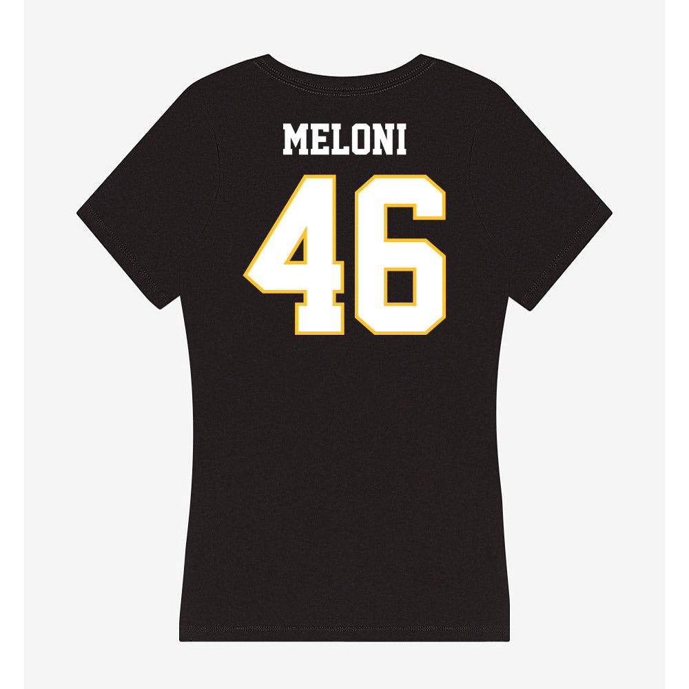 PLU - NCAA Men's Soccer : Daniele Meloni - Women's V-Neck T-Shirt-1