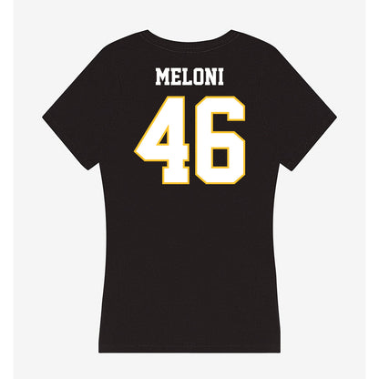 PLU - NCAA Men's Soccer : Daniele Meloni - Women's V-Neck T-Shirt-1