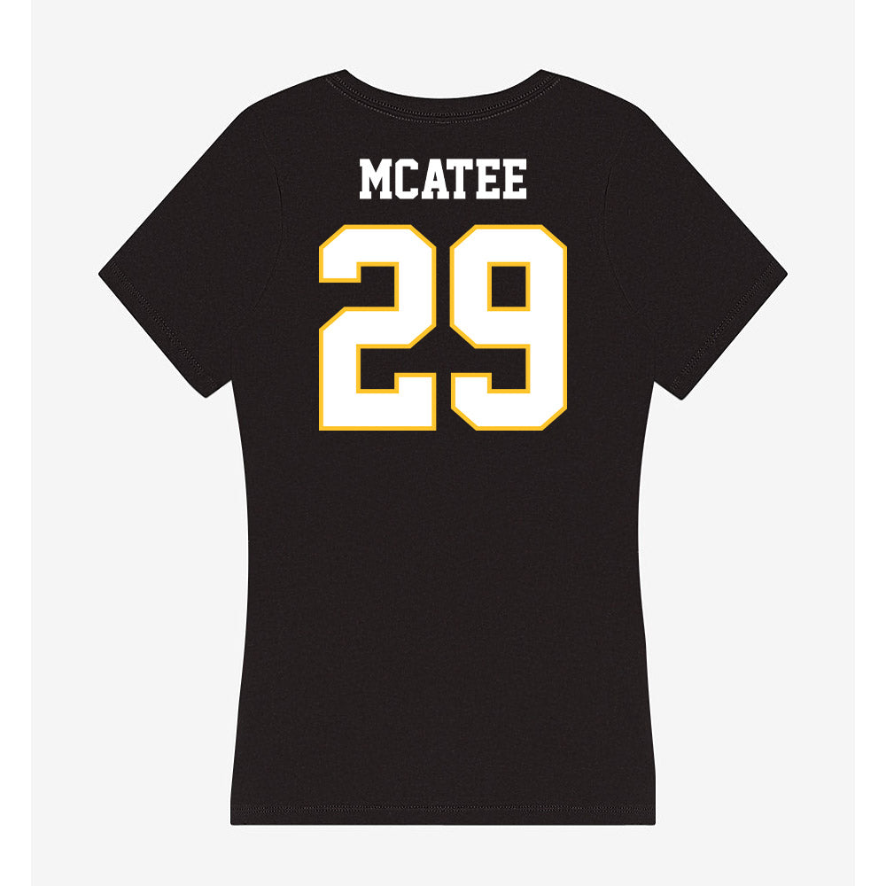 PLU - NCAA Football : Cooper McAtee - Women's V-Neck T-Shirt-1