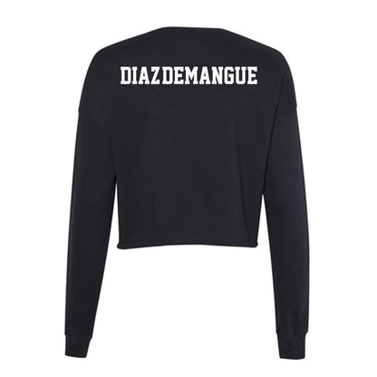 PLU - NCAA Women's Rowing : Jilma Diaz-Demangue - Women's Cropped Crew Fleece-1