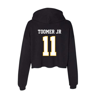 PLU - NCAA Football : Anthony Toomer Toomer Jr - Women's Crop Fleece Hooded Sweatshirt-1