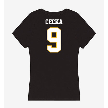 PLU - NCAA Women's Lacrosse : Gracie Cecka - Women's V-Neck T-Shirt-1
