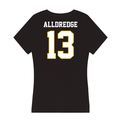 PLU - NCAA Women's Lacrosse : Taylee Alldredge - Women's V-Neck T-Shirt-1