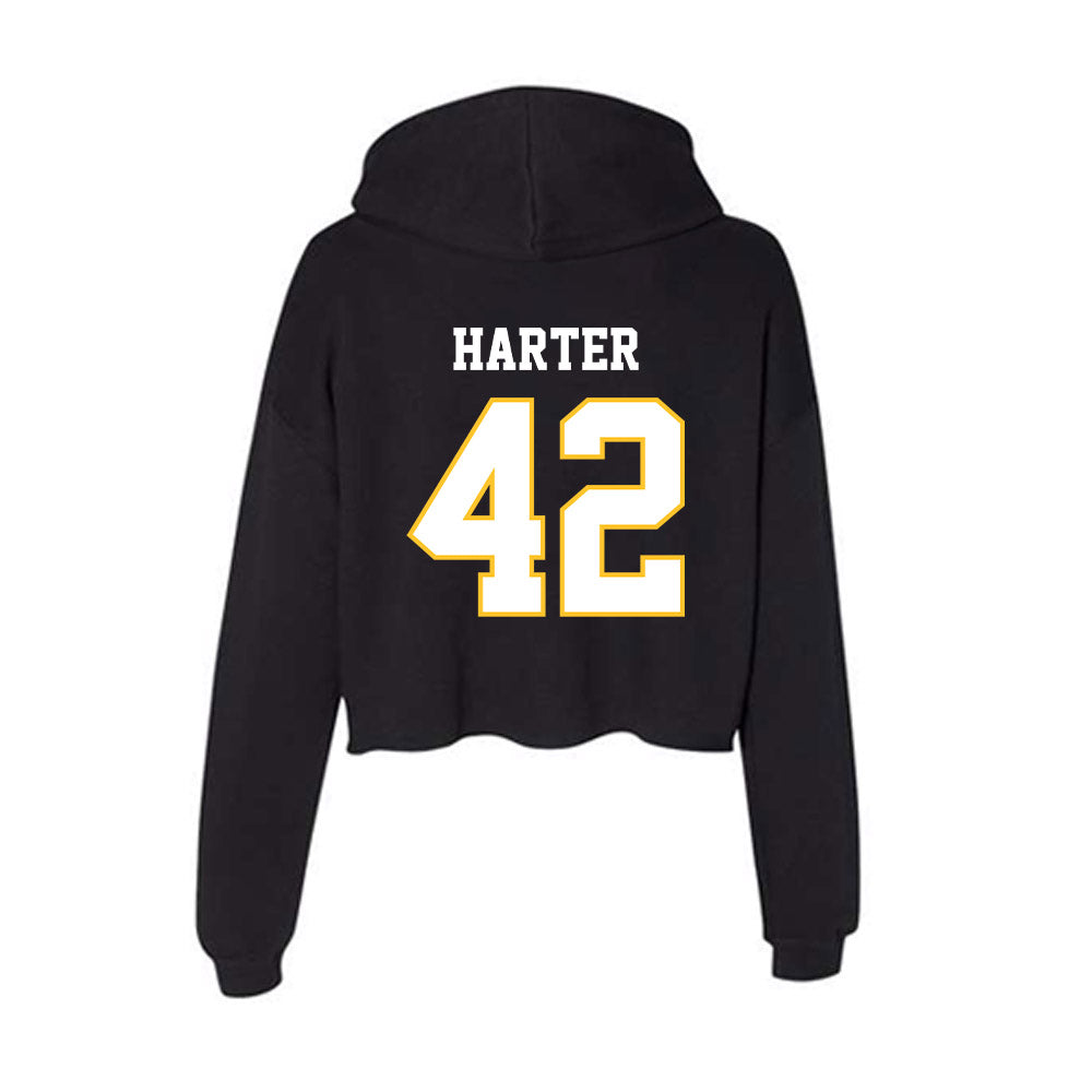PLU - NCAA Women's Lacrosse : Mikayla Harter - Women's Crop Fleece Hoodie-1