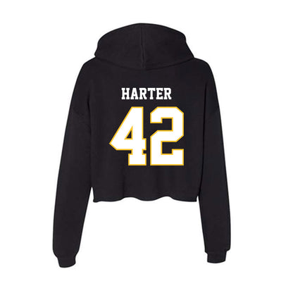 PLU - NCAA Women's Lacrosse : Mikayla Harter - Women's Crop Fleece Hoodie-1