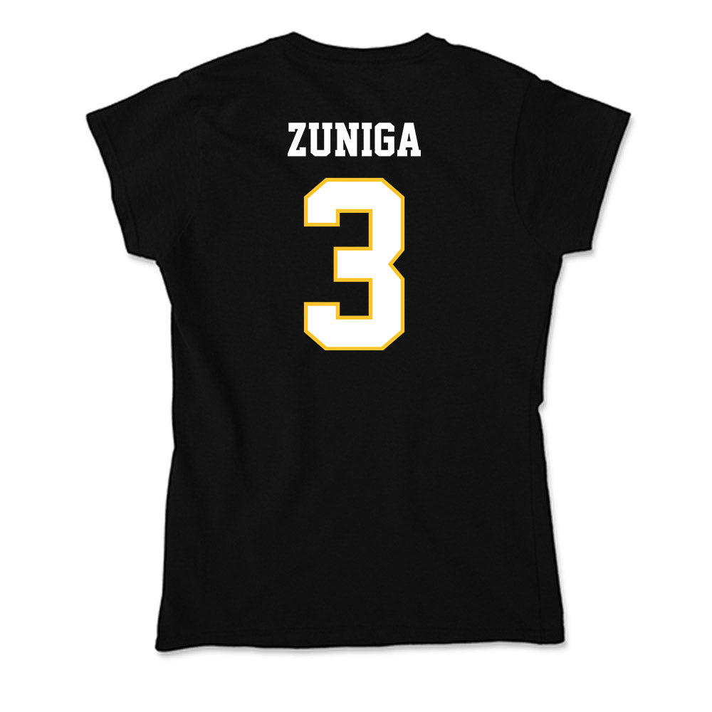 PLU - NCAA Men's Swimming & Diving : Emiliano Zuniga - Soft Style Women’s T-Shirt-1