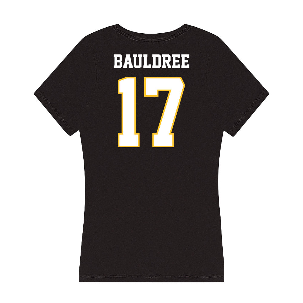 PLU - NCAA Football : Jesse Bauldree - Women's V-Neck T-Shirt-1