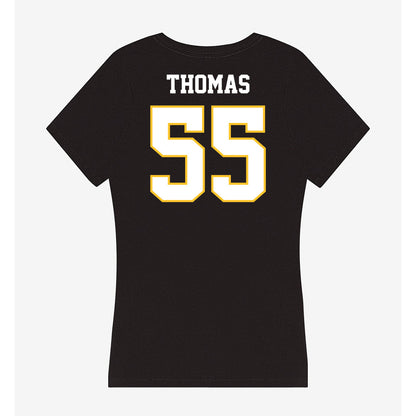 PLU - NCAA Men's Basketball : Christian Thomas - Women's V-Neck T-Shirt-1
