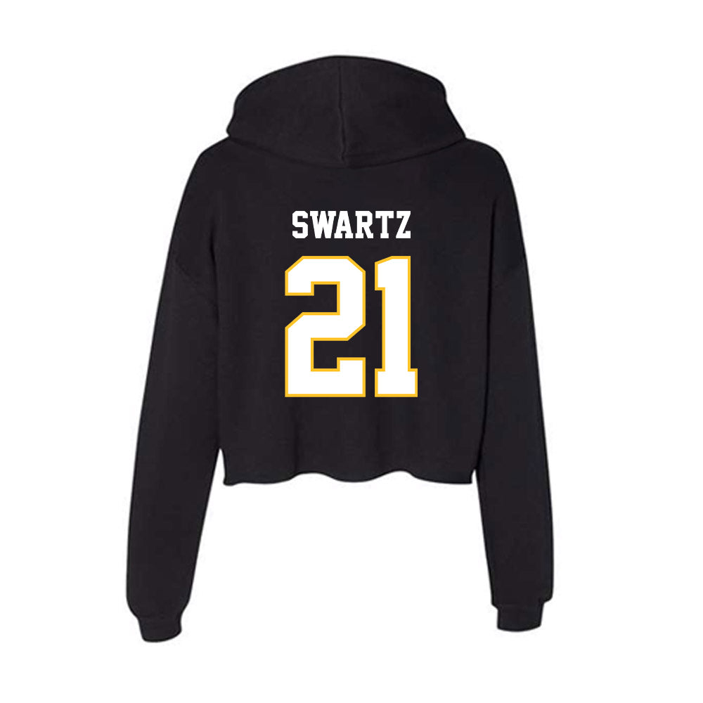 PLU - NCAA Baseball : Kamryn Swartz - Women's Crop Fleece Hoodie-1