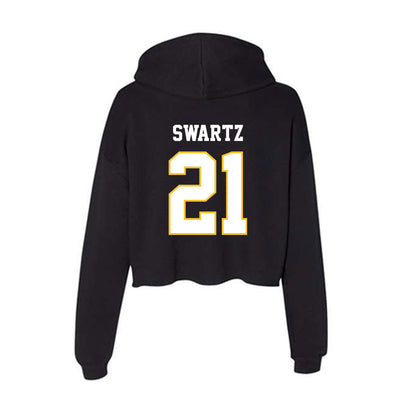 PLU - NCAA Baseball : Kamryn Swartz - Women's Crop Fleece Hoodie-1