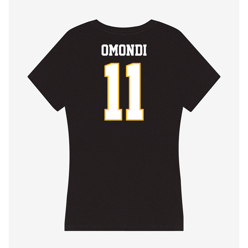 PLU - NCAA Men's Soccer : Alvin Omondi - Women's V-Neck T-Shirt-1