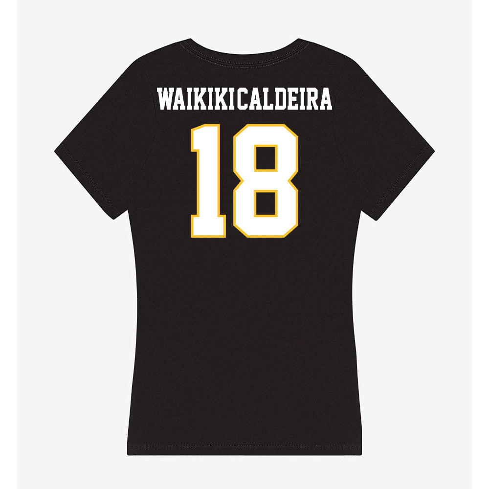 PLU - NCAA Football : Kolten Waikiki-Caldeira - Women's V-Neck T-Shirt-1