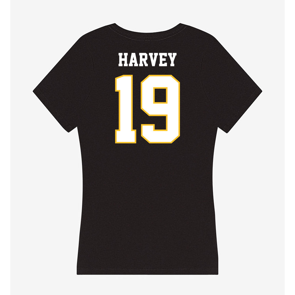 PLU - NCAA Football : Evan Harvey - Women's V-Neck T-Shirt-1