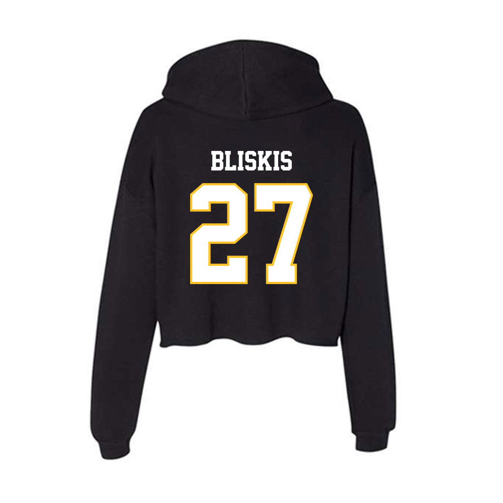 PLU - NCAA Men's Soccer : Owen Bliskis - Women's Crop Fleece Hoodie-1