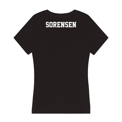 PLU - NCAA Men's Track & Field : Kai Sorensen - Women's V-Neck T-Shirt-1