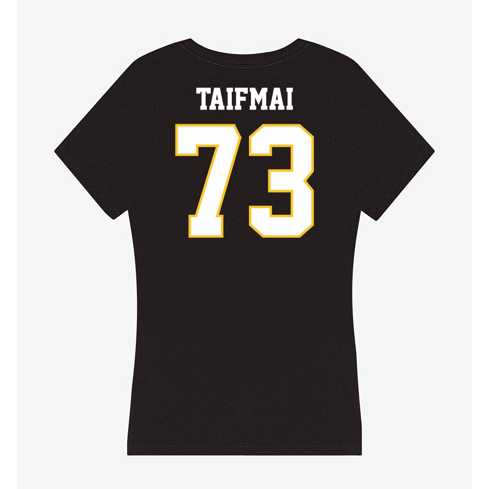 PLU - NCAA Football : Shaun Taifmai - Women's V-Neck T-Shirt-1