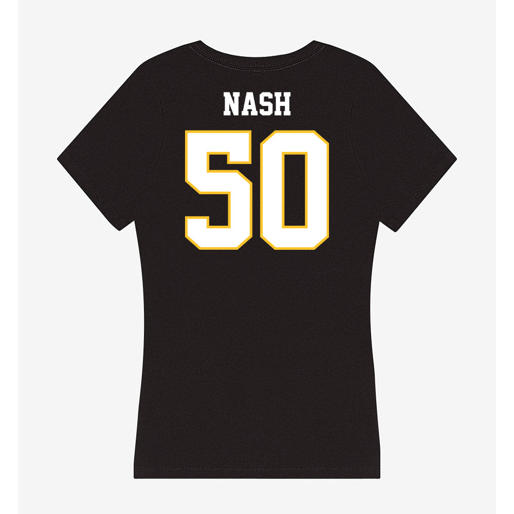 PLU - NCAA Football : Devon Nash - Women's V-Neck T-Shirt-1