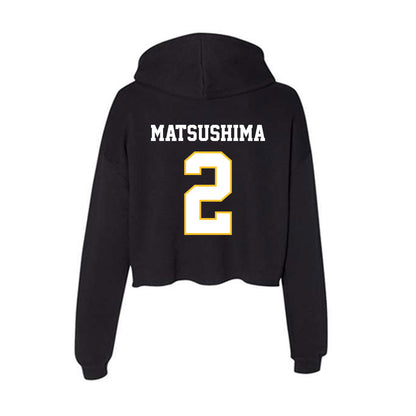 PLU - NCAA Women's Volleyball : Macy Matsushima - Women's Crop Fleece Hoodie-1
