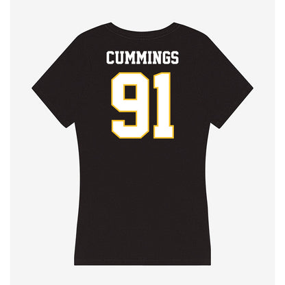 PLU - NCAA Football : Calvin Cummings - Women's V-Neck T-Shirt-1