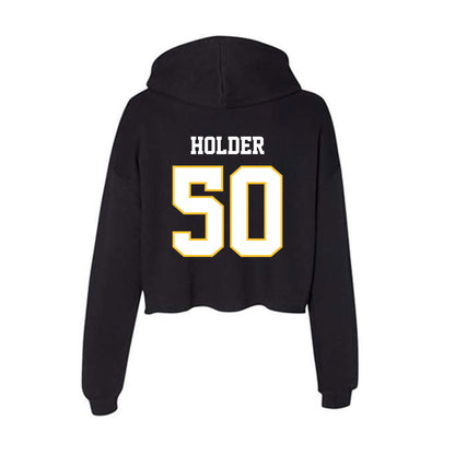 PLU - NCAA Football : Joshua Holder - Women's Crop Fleece Hoodie-1