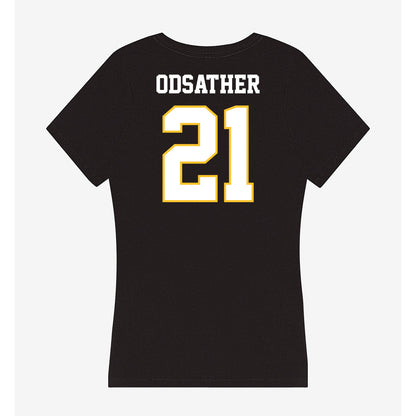PLU - NCAA Men's Basketball : Dane Odsather - Women's V-Neck T-Shirt-1