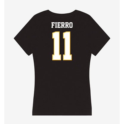 PLU - NCAA Softball : Alyssa Fierro - Women's V-Neck T-Shirt-1