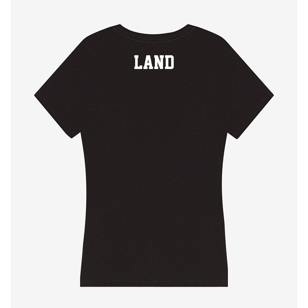 PLU - NCAA Women's Rowing : Ember-Lynn Land - Women's V-Neck T-Shirt-1