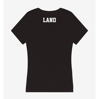 PLU - NCAA Women's Rowing : Ember-Lynn Land - Women's V-Neck T-Shirt-1