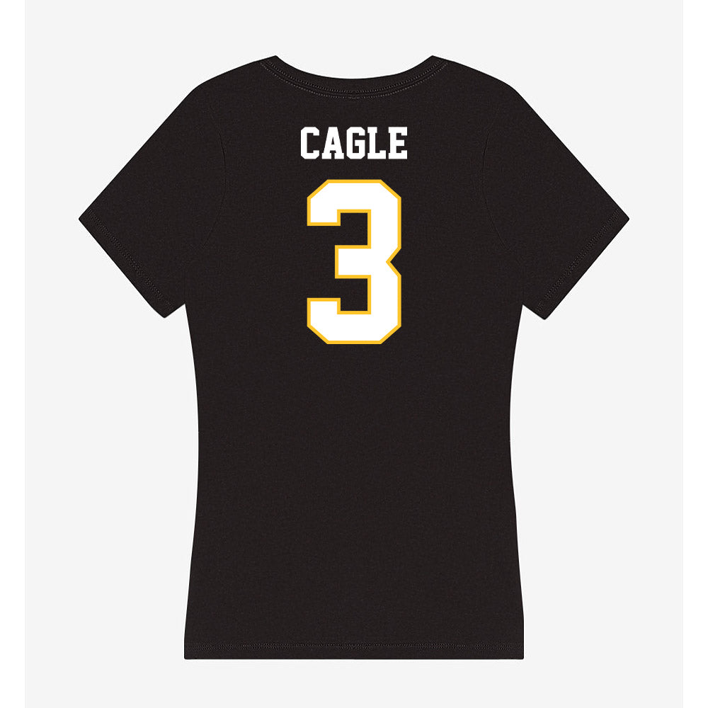 PLU - NCAA Softball : Jaimee Cagle - Women's V-Neck T-Shirt-1