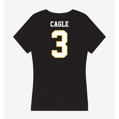 PLU - NCAA Softball : Jaimee Cagle - Women's V-Neck T-Shirt-1