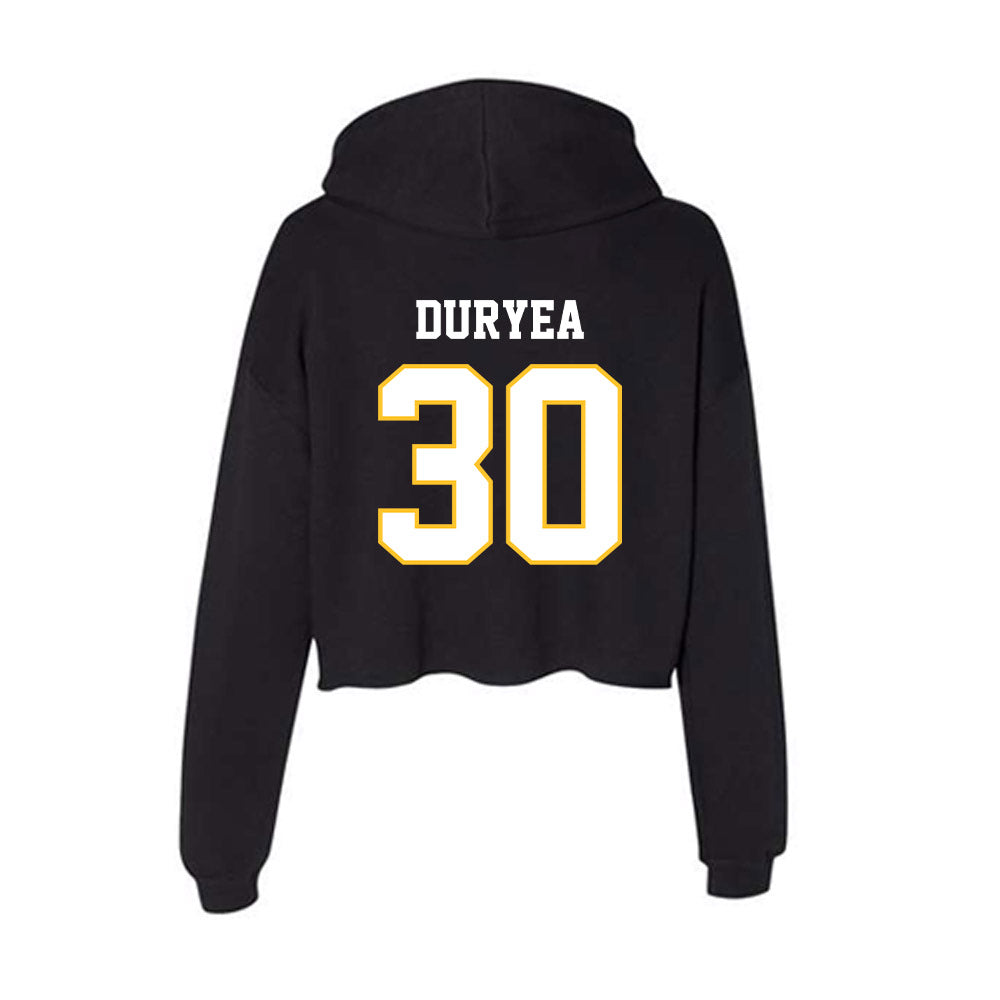 PLU - NCAA Softball : Fionna Duryea - Women's Crop Fleece Hoodie-1