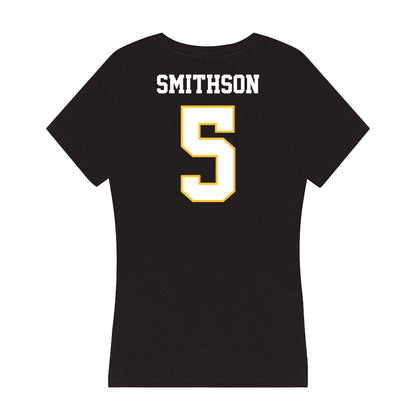 PLU - NCAA Softball : Zoe Smithson - Women's V-Neck T-Shirt-1