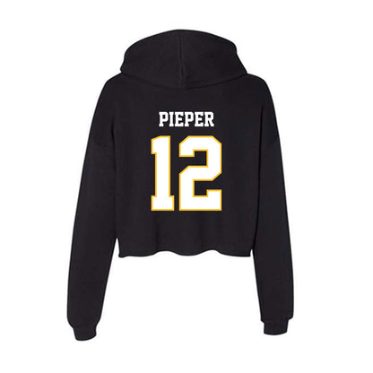 PLU - NCAA Baseball : Jaden Pieper - Women's Crop Fleece Hoodie-1