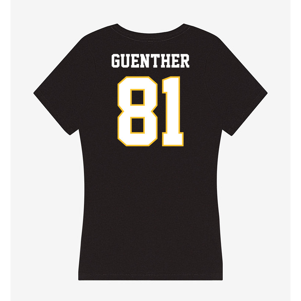 PLU - NCAA Football : Kicoh Guenther - Women's V-Neck T-Shirt-1