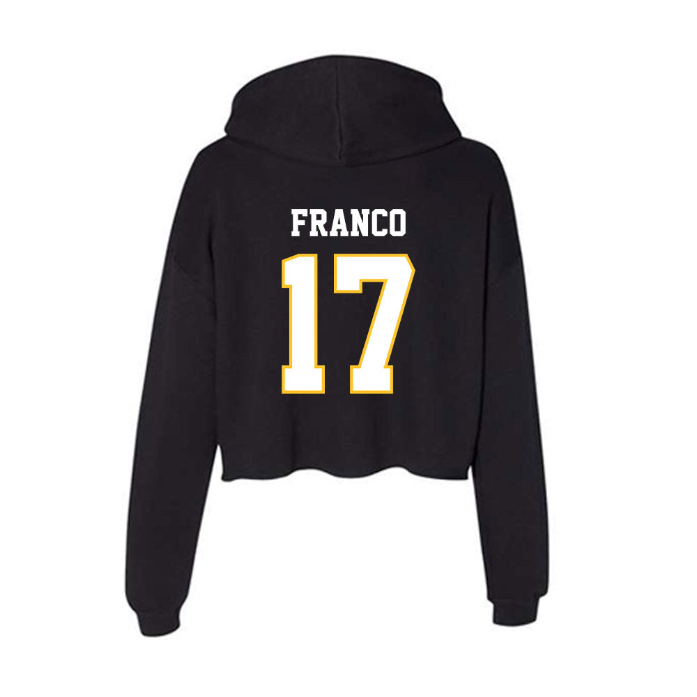 PLU - NCAA Softball : Arianna Franco - Women's Crop Fleece Hoodie-1
