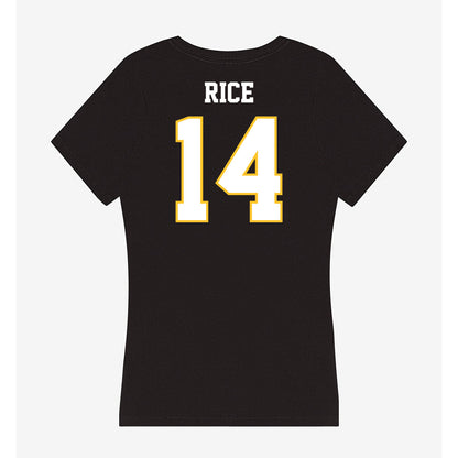 PLU - NCAA Men's Basketball : Cameron Rice - Women's V-Neck T-Shirt-1