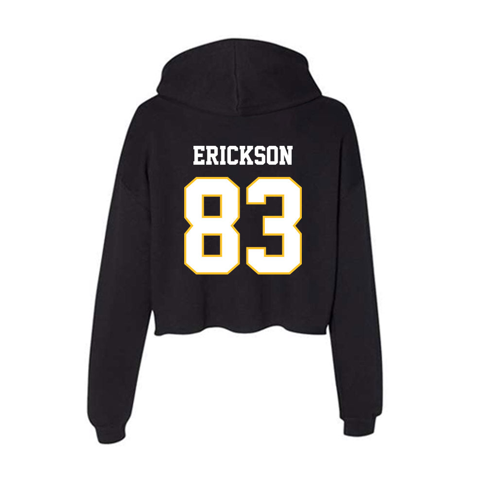 PLU - NCAA Football : Jack Erickson - Women's Crop Fleece Hoodie-1