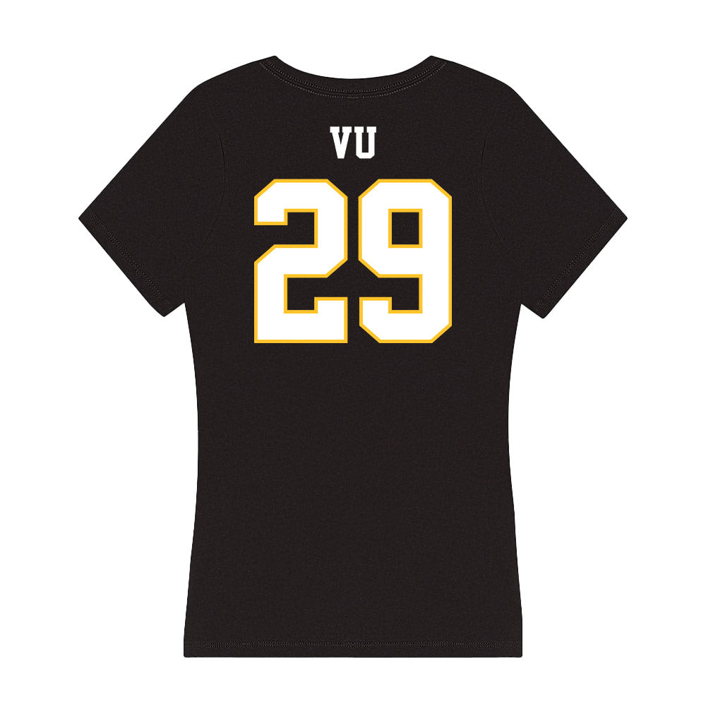 PLU - NCAA Men's Soccer : Ryan Vu - Women's V-Neck T-Shirt-1