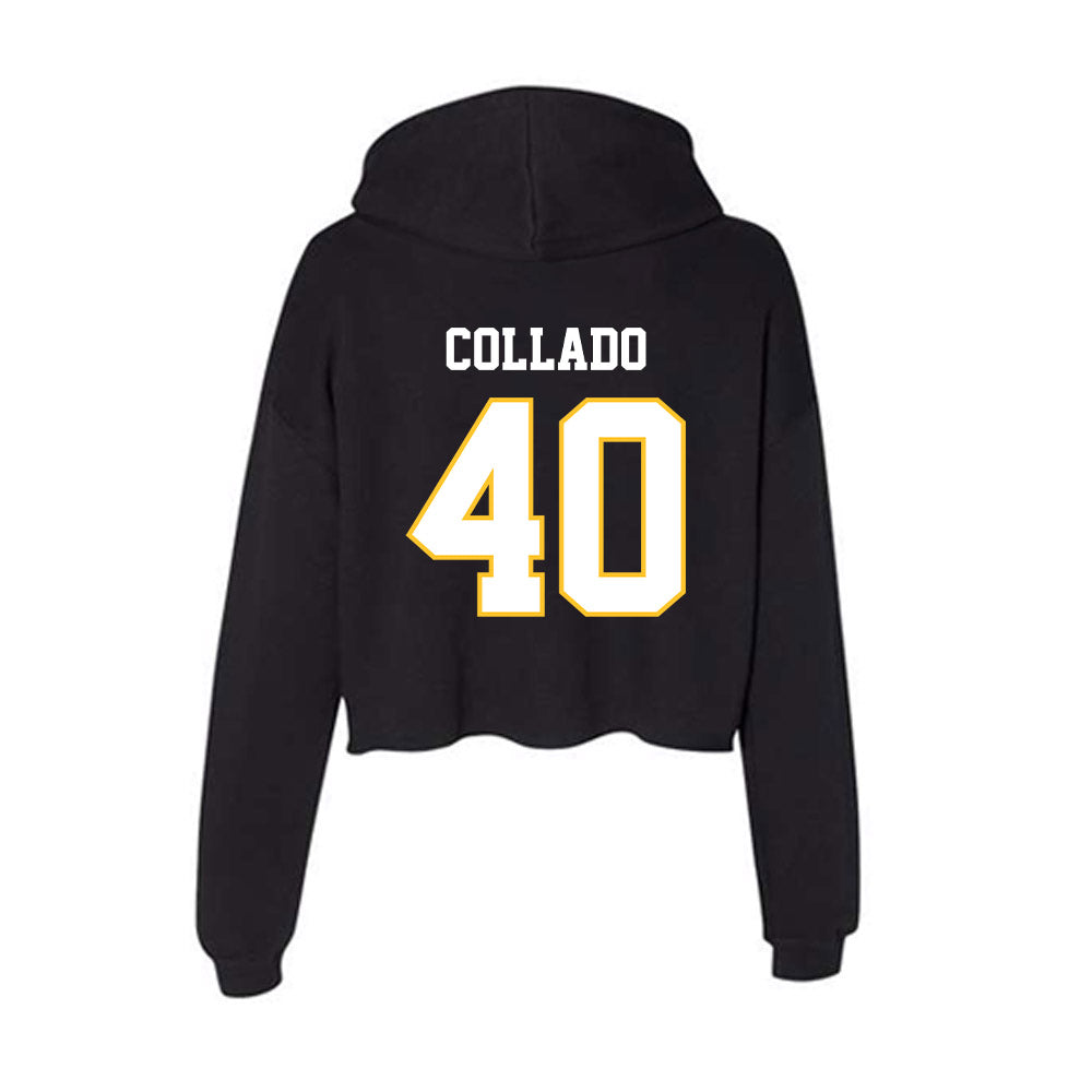 PLU - NCAA Softball : Kaya Collado - Women's Crop Fleece Hoodie-1