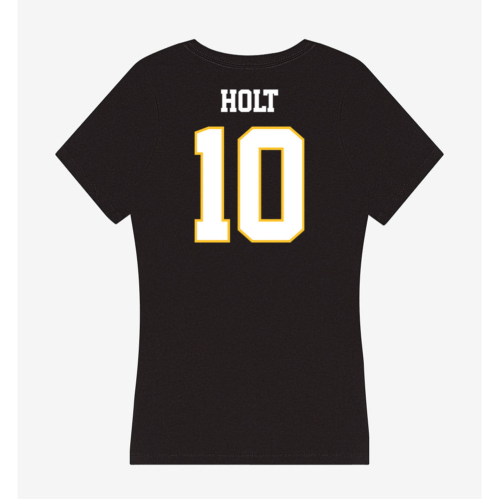 PLU - NCAA Football : Emmett Holt - Women's V-Neck T-Shirt-1