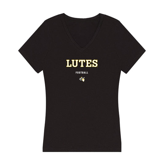 PLU - NCAA Football : Ty Paulin - Women's V-Neck T-Shirt-0