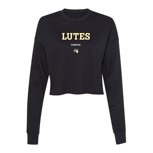 PLU - NCAA Women's Rowing : Katarina Judd - Women's Cropped Crew Fleece-0