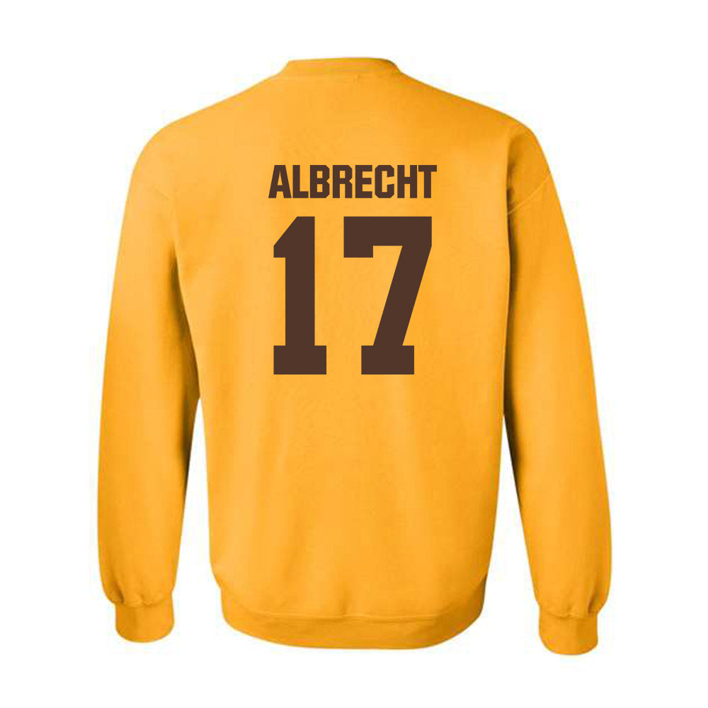Valpo - NCAA Baseball : Luke Albrecht - Classic Shersey Crewneck Sweatshirt-1