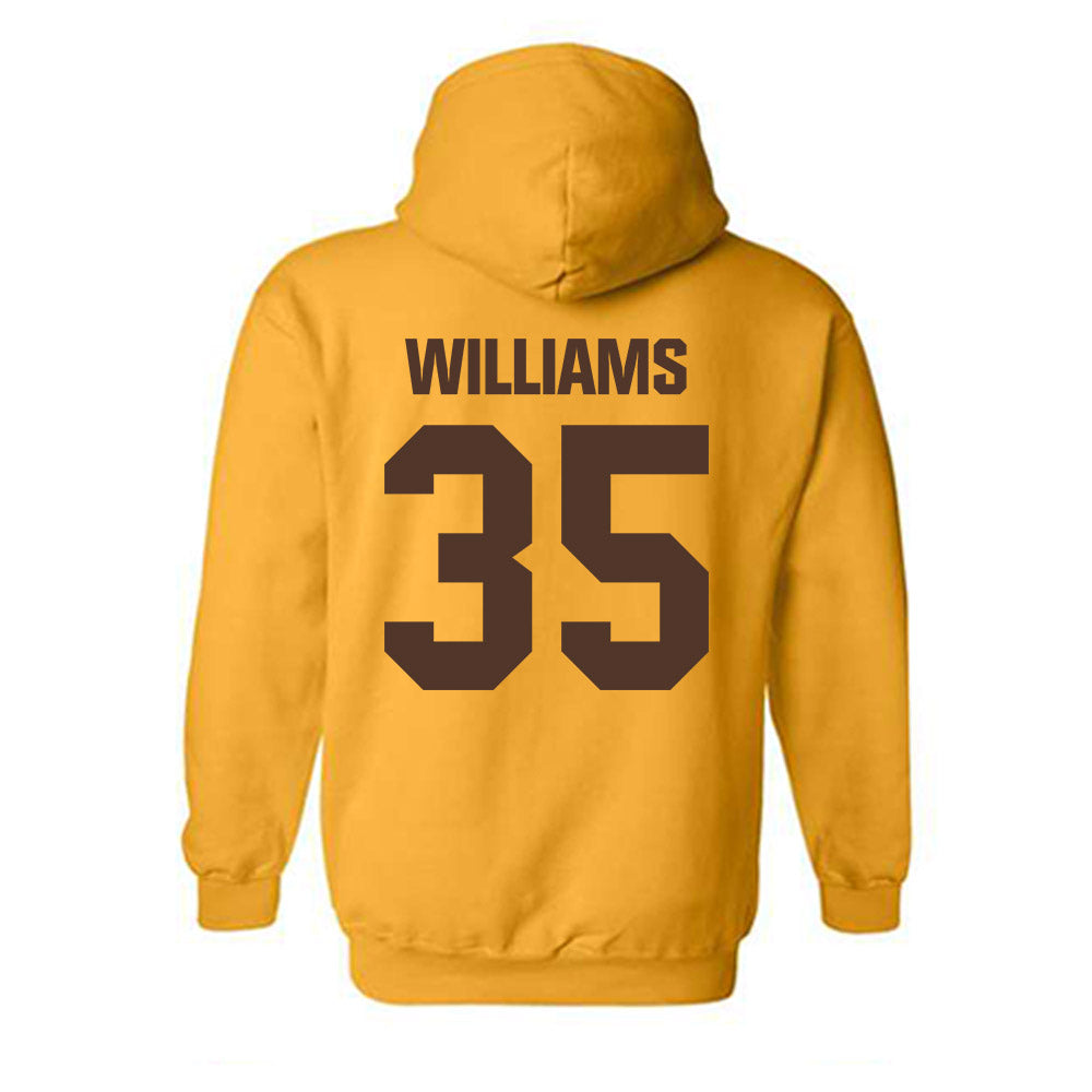 Valpo - NCAA Football : Adrian Williams - Classic Shersey Hooded Sweatshirt-1