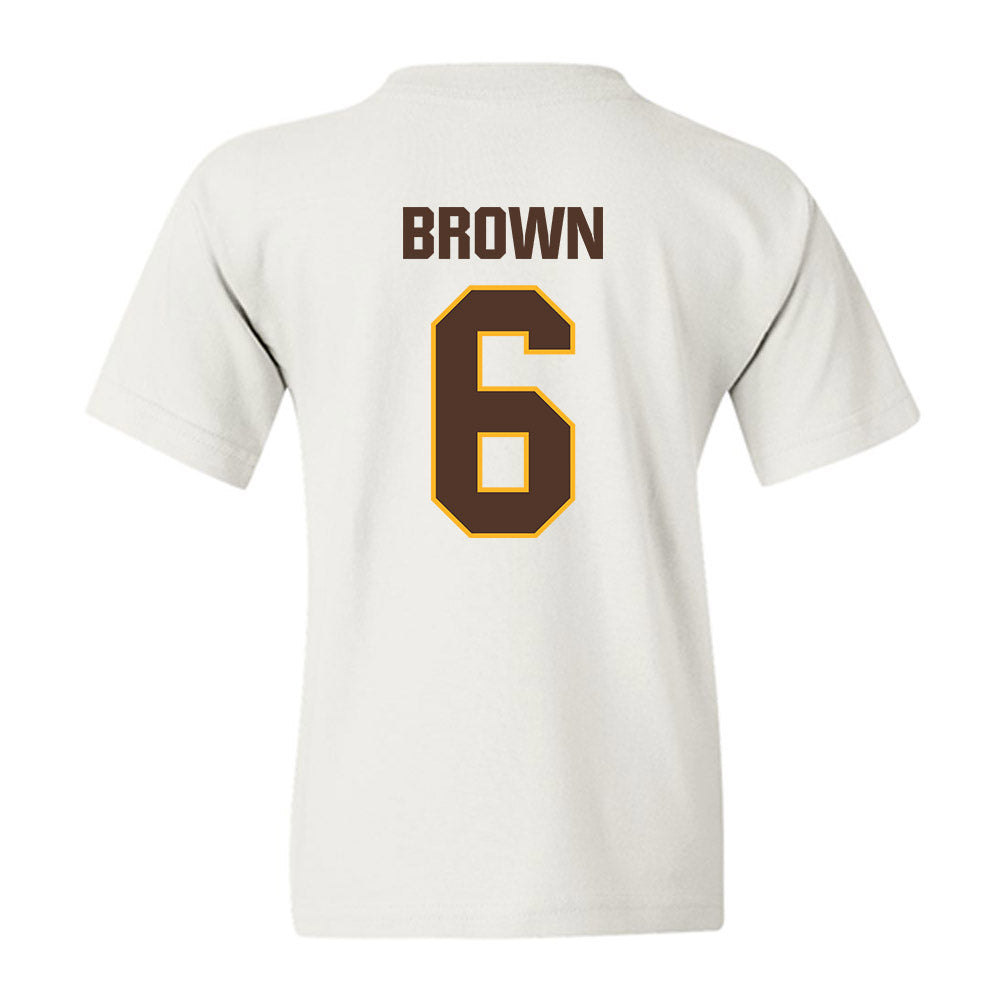 Valpo - NCAA Football : Marcus Brown - Classic Shersey Youth T-Shirt-1
