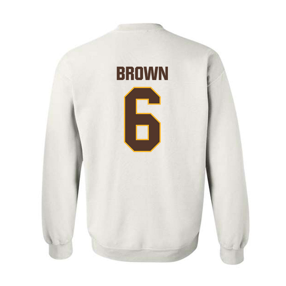 Valpo - NCAA Football : Marcus Brown - Classic Shersey Crewneck Sweatshirt-1