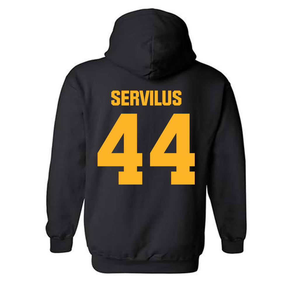 Valpo - NCAA Men's Basketball : Sader Servilus - Classic Shersey Hooded Sweatshirt-1