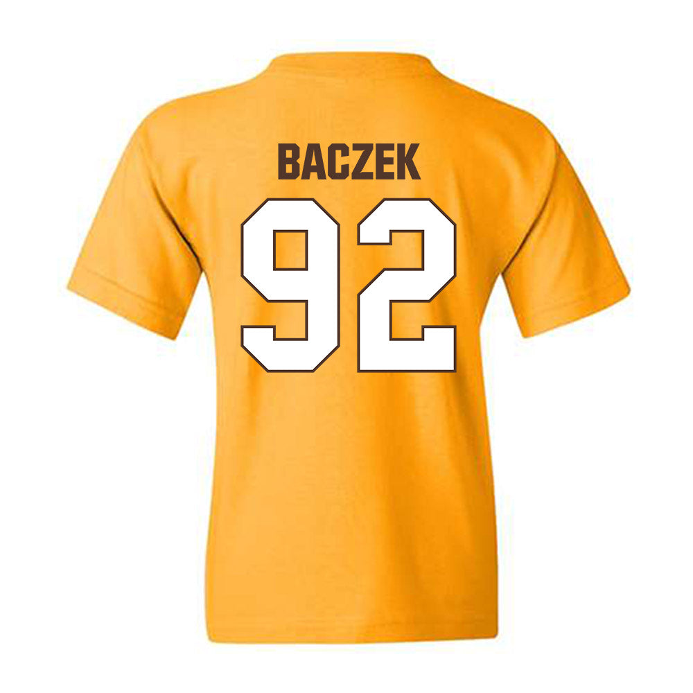 Valpo - NCAA Football : Caleb Baczek - Classic Shersey Youth T-Shirt-1