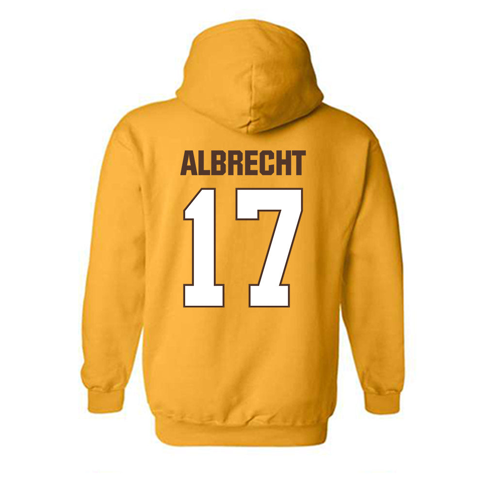 Valpo - NCAA Baseball : Luke Albrecht - Classic Shersey Hooded Sweatshirt-1