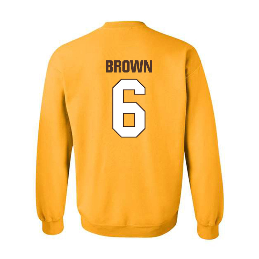 Valpo - NCAA Football : Marcus Brown - Classic Shersey Crewneck Sweatshirt-1